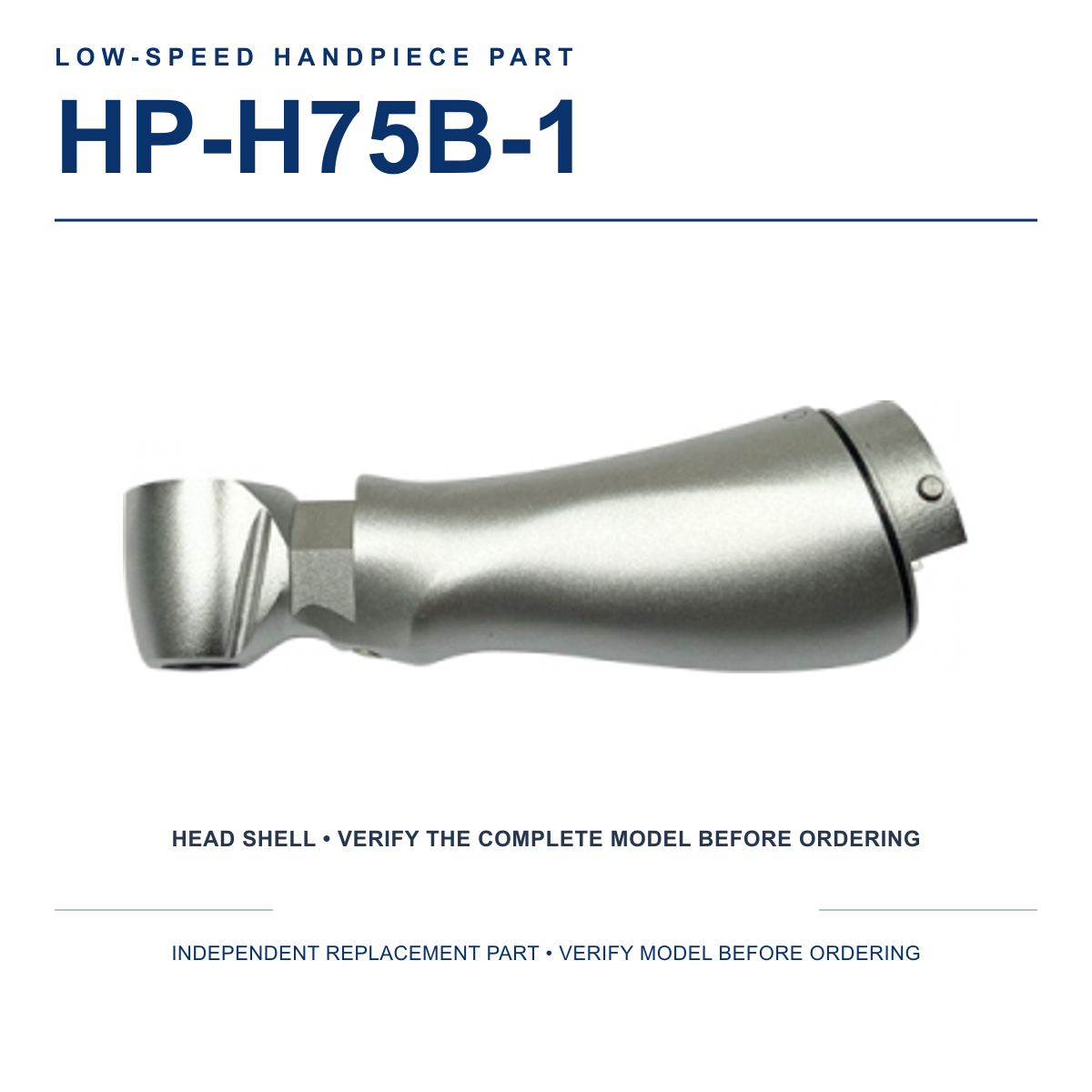HP-H75B-1 Head Shell Compatible with W&H WS-75 LED G Contra Angle