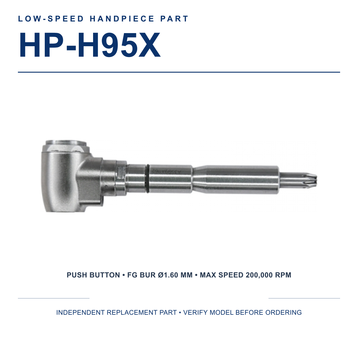 HP-H95X Head Part Compatible with NSK Ti-Max X95L