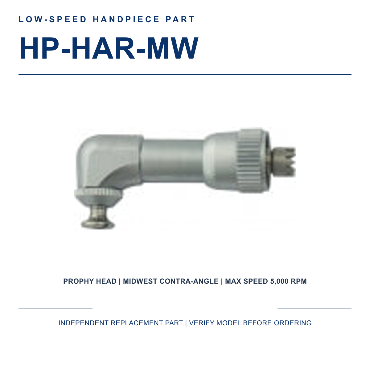 HP-HAR-MW replacement prophy angle head compatible with Midwest
