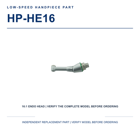 HP-HE16 16 to 1 endodontic head compatible with NSK Endo Mate