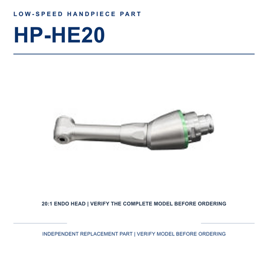 HP-HE20 20 to 1 endodontic head compatible with NSK Endo Mate